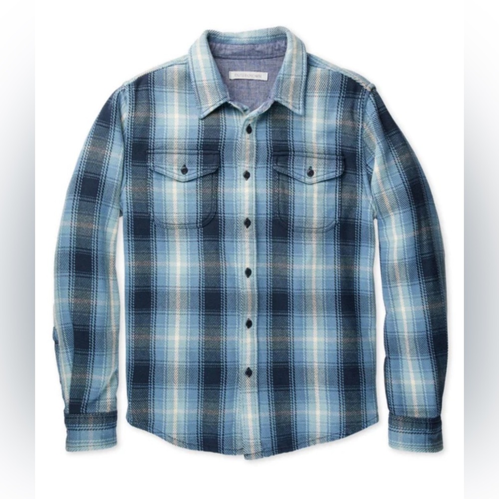 Outerknown Blanket Shirt 100% Organic Cotton Button Down Shacket Men’s Size M/L